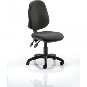Eclipse II Lever Task Operator Chair Black With Loop Arms Ref