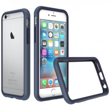 IPhone 6 / 6s RhinoShield CrashGuard Schutzhülle – Minimalistischer Bumper, 3,5 m Fallschutz – Dunkelblau