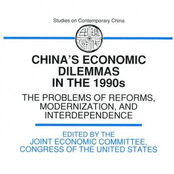Vitalsource Technologies, Inc. China's Economic Dilemmas In The 1990s