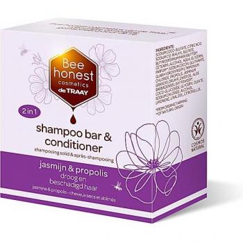 Shampoing et après-shampooing solides Bee Honest Jasmin-Propolis