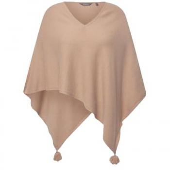 Damen Strick-Poncho in großen Größen, gelb, Viskose/Polyester, Ulla Popken