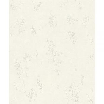 Rasch Vliestapete Uni Weiß Silber Metallic 315707 0.53 x 10.05 m