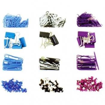 Just Stationery Colorful Stationery Bundle One Size Black/Purple