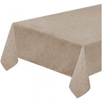 Nappe Douce en Coton Marron 135x180 cm