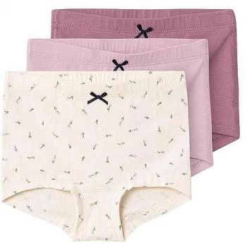 Pantaloncini intimi lilla con tonalità cremoso