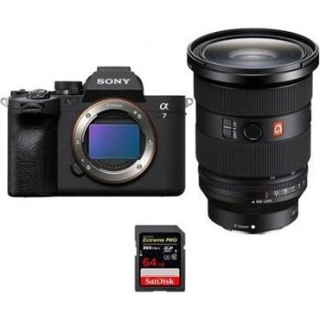Equipo Fotográfico Sony A7 IV con lente FE 24‑70 mm f/2.8 