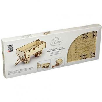 UGears 3D Wooden Tractor Trailer Craft