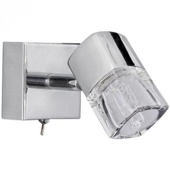 Searchlight 9881CC-LED Chrome Wall Fixture