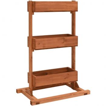 3-Tier Firwood Planter Display