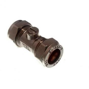 15mm Isolating Ball Stop Valve Compression Joint CP