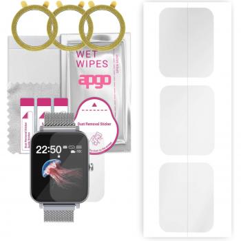 3x apgo Film Protector Hydrogel para Havit H1103A, Película con Capa de Posicionamiento, Instalación Rápida