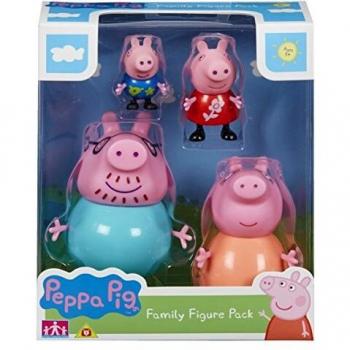 Pack 4 figuras Peppa Pig familia 50219