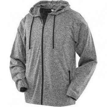 3XL Grey Spiro Hooded T-Shirt Jacket