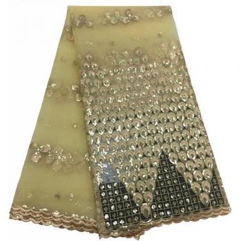 Dentelle Jaune Paillette