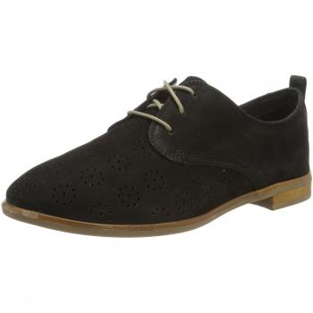 Clarks Alania Posey, Scarpe Donna, Nero (Black Nubuck)