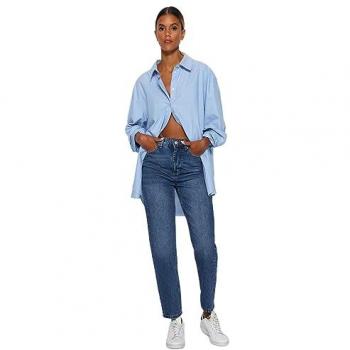 Denim Blu Trendyol Jeans Moderni