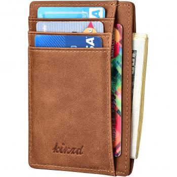 Leather RFID Credit Card Holder for Men