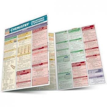 Chemistry Equations & Answers : A Quickstudy Laminated Reference Guide, by Mark Jackson