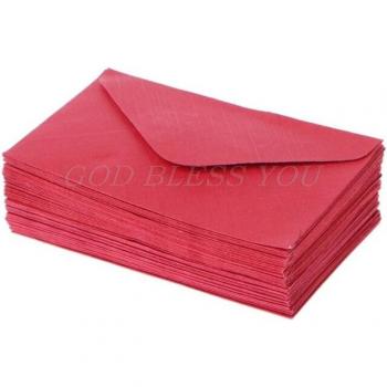 Enveloppes rétro pour cartes de vœux, 50 pièces