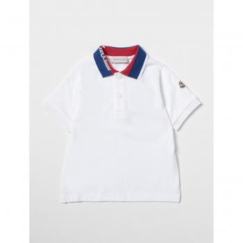 Polo Moncler Kids Blanc 12