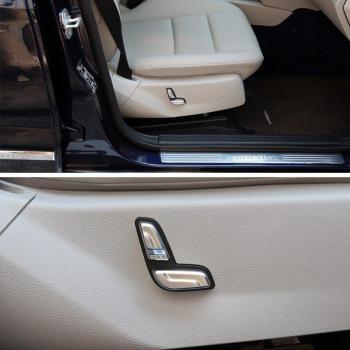 6-Piece Seat Buttons Trim for Mercedes Benz B C E GLK GL ML Class W204 W205 W212 W218 X204 X166