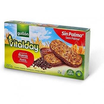 Gullón Vitalday Galletas Sandwich Avena y Chocolate 220 gr