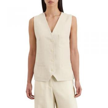 Marc O’Polo Weste „Tailored“ Weiß 40, Frauen