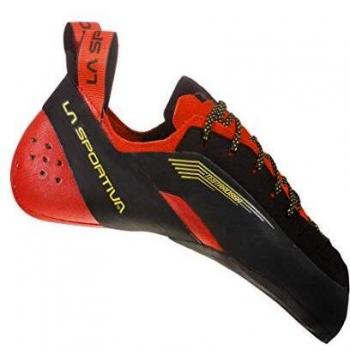 La Sportiva Testarossa Kletterschuhe für Herren, Rot/Schwarz, 36