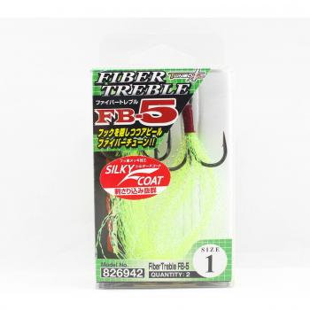 FB‑5 Decoy Hook Treble Fibra Larghezza 1