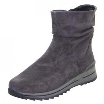OSA KAS Slipper Boot ARA Damen Grau 38,5 – Stiefelette, Keilabsatz, casual, H=sehr weit
