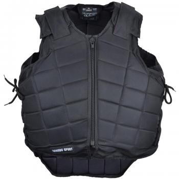Veste de sécurité Hansbo Sport avec plaques Noire Jr (S)