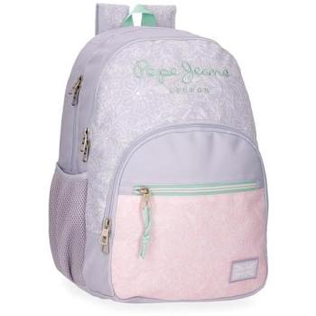 Mochila Pepe 55 cm Lila Dual de Compartimentos