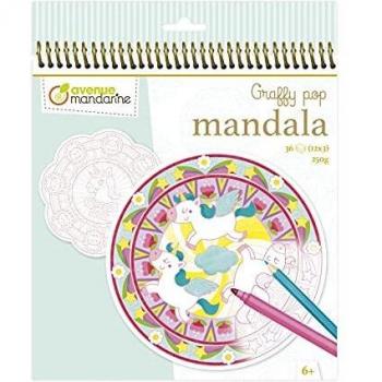 Avenue Mandarine Graffy Pop Mandala Malbuch