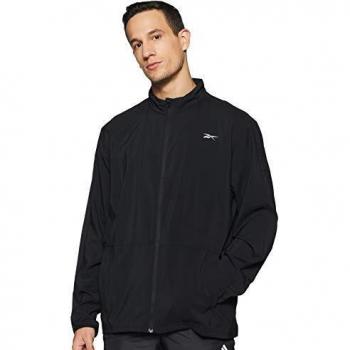 Chaqueta Re Woven Wind Reebok Negra talla Medio para Hombre