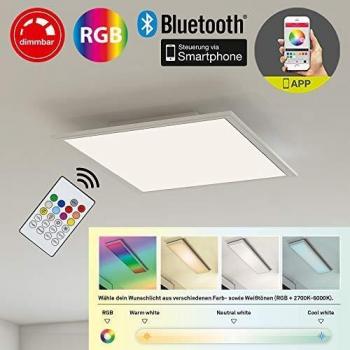 LED Deckenlampe mit Kaltweiß, Warmweiß und Farbwechsel, 29,5 cm