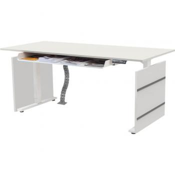Kerkmann ergonomischer Sitz-Steh-Schreibtisch Move 3, (B)2.000 mm, grau