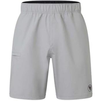 Culote Endura Loop Baggy 1/4 Tiro, Gris Claro, Mediano