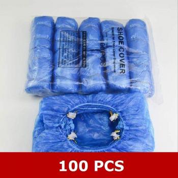 Disposable Blue House Shoe Covers
