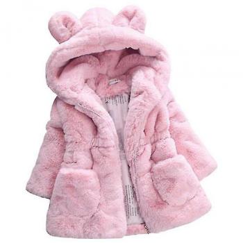 Chaqueta de invierno rosa 2‑3 años
