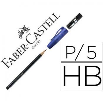 Lápices Faber con sacapuntas azul 72074-18 29 51