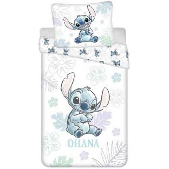 Lit Douillet Lilo et Stitch – Parure 140x200 cm + Oreiller 70x90 cm en coton 100 %