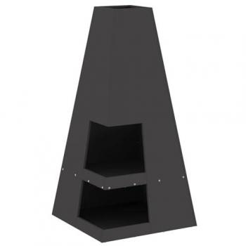 Chimenea Portátil 50x50 – Espacio para Carbón y Troncos