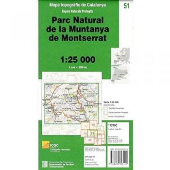 Mapa. Espais Naturals Protegits. 51