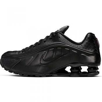 Nike Shox Black Leather Women's Sneakers