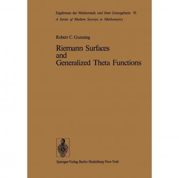 Riemann Surfaces and Generalized Theta Functions