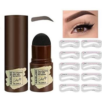 Wasserfestes Augenbrauen-Makeup-Set – Reusable Stempel und Puder
