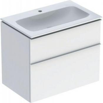 Geberit iCon Möbelwaschtisch 75 cm, weiß hochglänzend