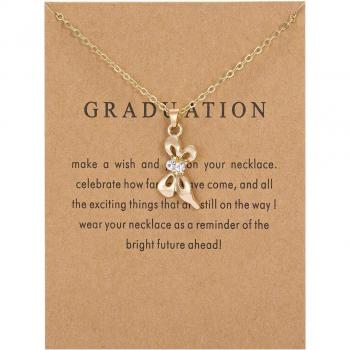 Gold Color Chain Necklace with Moon, Star, Butterfly, Flower, Pearl Pendants
