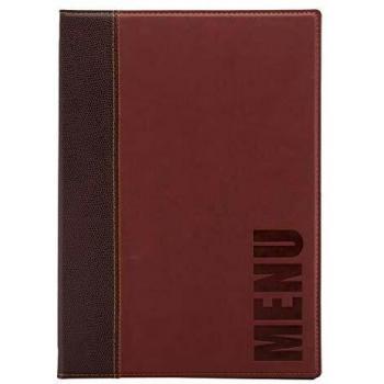 Securit Contemporary A4 Menu Holder, Red