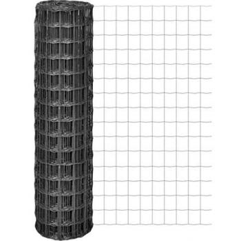 Euro 25x1,5 m Recinto con Maglia Acciaio Grigio 100x100 mm – VidaXL